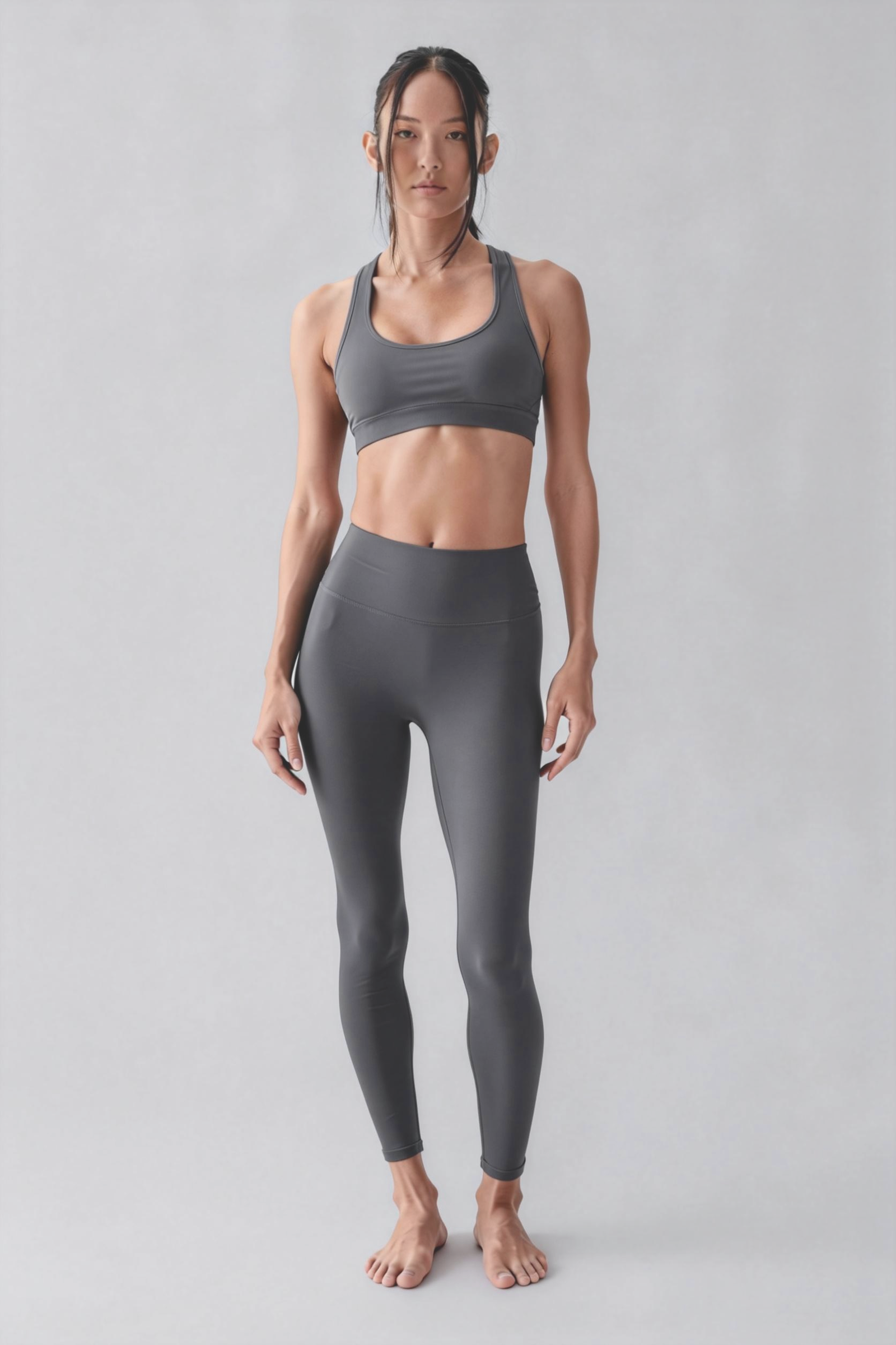 Aptiva Grey High Rise Pant